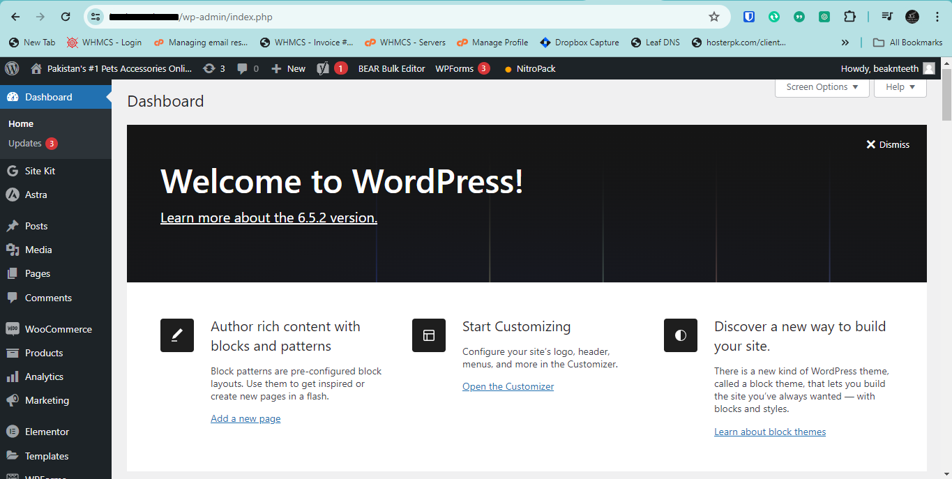 WordPress Login Page