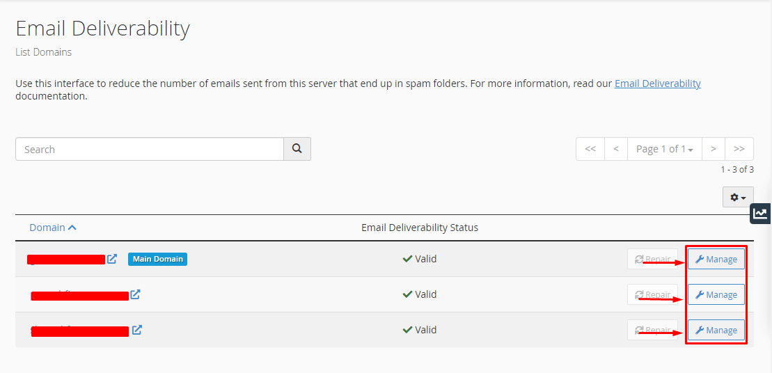 Email Deliverability Manage